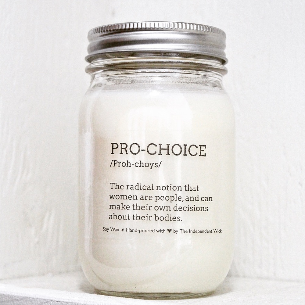🌟SALE🌟Pro choice soy candle - 16oz